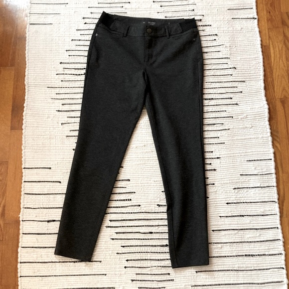 Grey Slim Fit Slacks - Picture 1 of 4